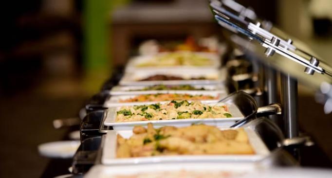 Professional catering and event setup by Elemental Flavours team