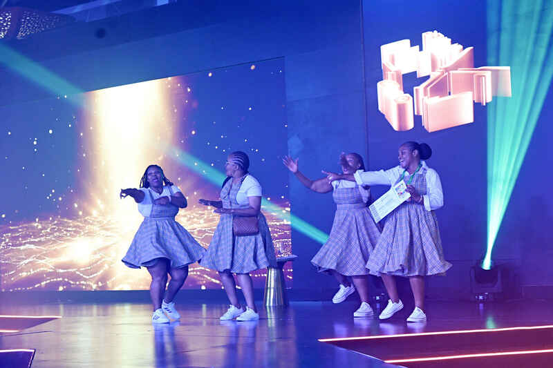 Live stage performance at event